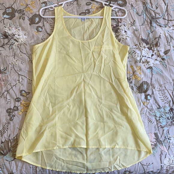 Cotton On yellow dressy long tank Small - Picture 3 of 3